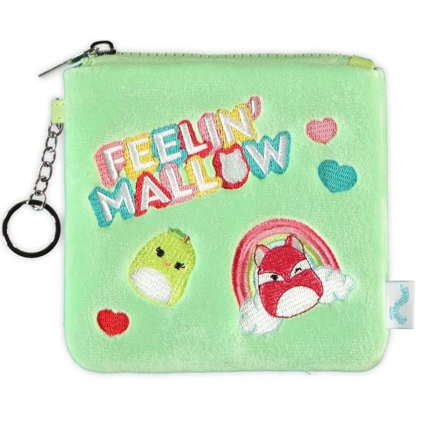 Squishmallows peňaženka - mix zelená