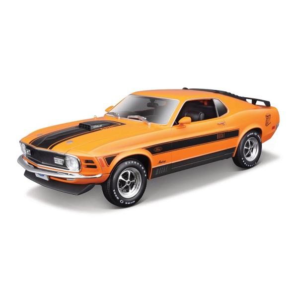 Maisto - 1970 Ford Mustang Mach 1, oranžový, 1:18