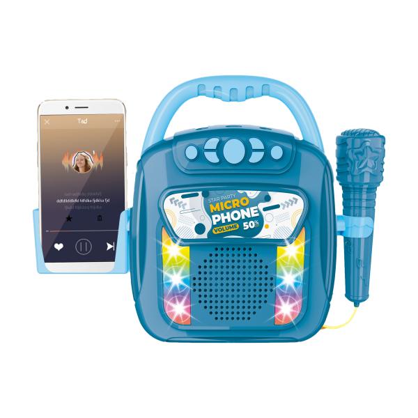 Hudobný box s mikrofónom a bluetooth 28 cm