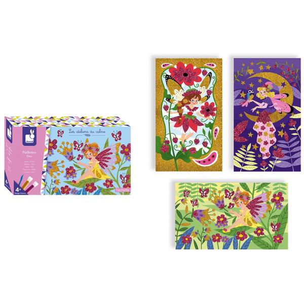 Janod Atelier Barevný písek Víly Midi