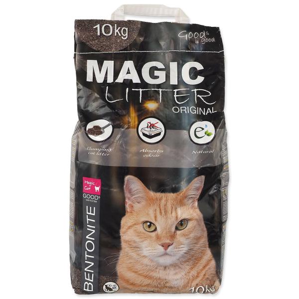 Podestýlka Magic Litter Bentonite Original 10kg (obrázek 3)