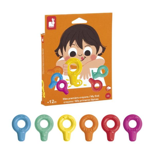 Janod Colorino Prvé voskovky 6 farieb