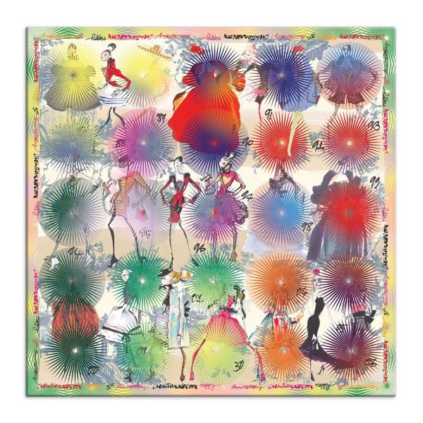 Galison Oboustranné puzzle Christian Lacroix Photocall 500 dílků