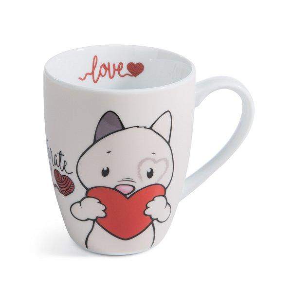 NICI hrnek Kočička ´´Celebrate Love´´ 310ml, porcelán, v dárkové krabičce