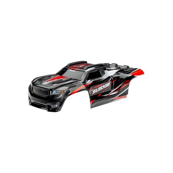 Traxxas karoséria Sledge červená