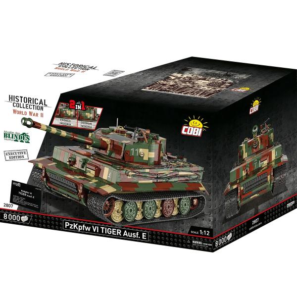 Cobi Panzerkampfwagen VI TIGER pozdní verze 2v1, 1:12, 8000 k, EXKLUZIVNÍ EDICE