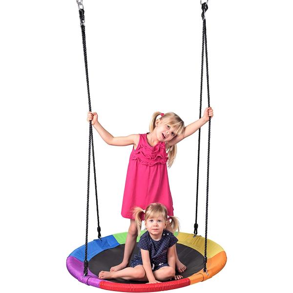 Woody Houpací kruh (průměr 100 cm), duhový