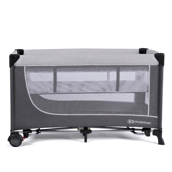 KINDERKRAFT Postýlka cestovní Leody Grey