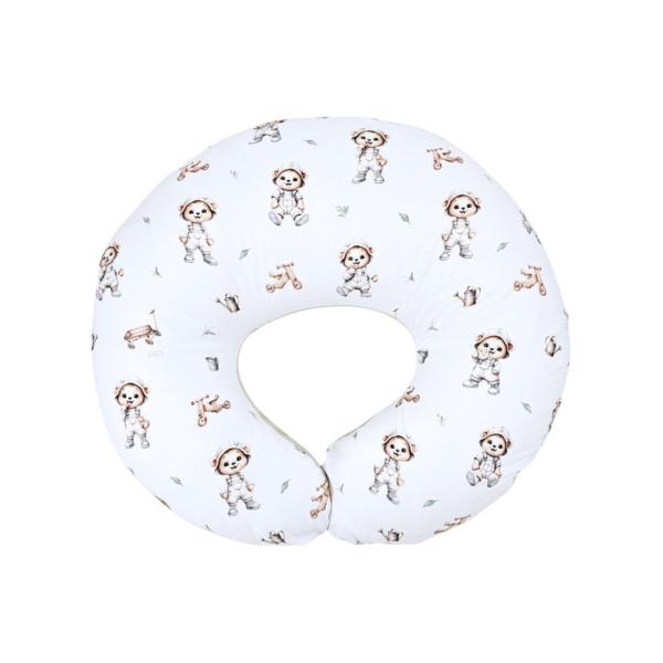 EKO Vankúš na dojčenie malý Velvet Gardener Bear 60x60cm