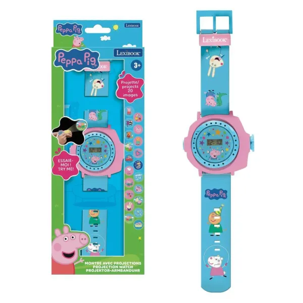 Digitální promítací hodinky - Prasátko Peppa (obrázek 3)