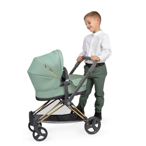 DeCuevas 81773 Skládací kočárek pro panenky 3 v 1 s taškou Capriccio 2025 - 73 cm (obrázek 6)