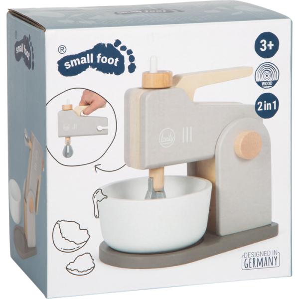 small foot Dřevěný kuchyňský robot 2 v 1 Tasty šedý (obrázek 5)