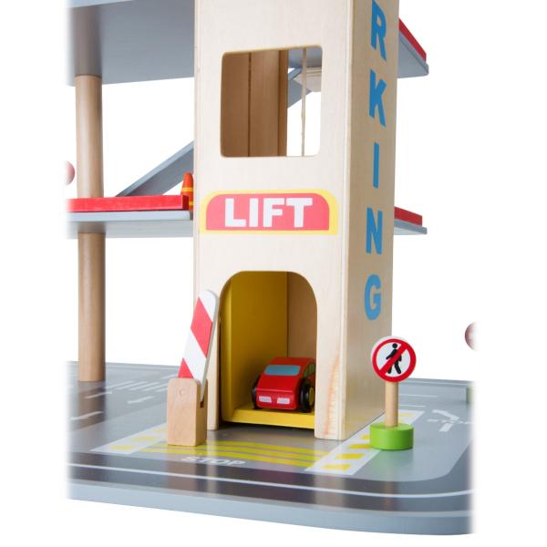 Small Foot Dřevěné parkoviště rychlý sestup