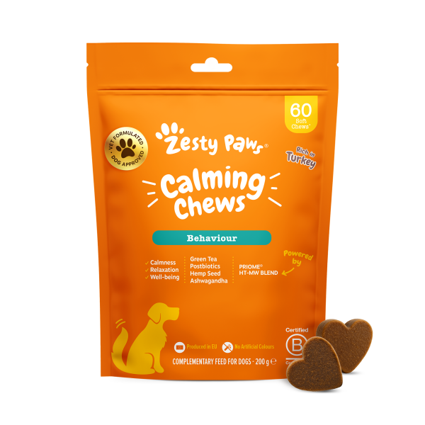Zesty Paws Calming Chews (60 ks) – funkční doplněk stravy pro psy na klid a pohodu
