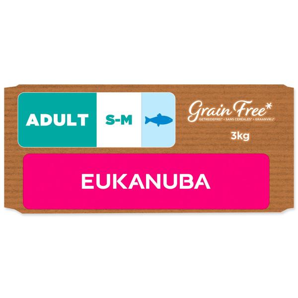 Krmivo EUKANUBA Grain Free Adult Small & Medium bohaté na mořské ryby 3 kg (obrázek 5)