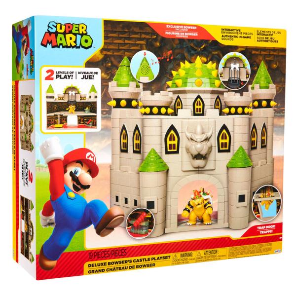 Nintendo Hrací sada Deluxe Super Mario a Bowser s hrad se zvukem (obrázek 8)