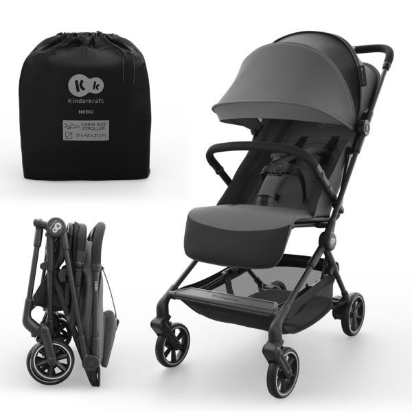 KINDERKRAFT Passeggino sportivo Nebo Platinum Grey