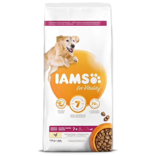 IAMS Dog Senior Large Chicken 12kg