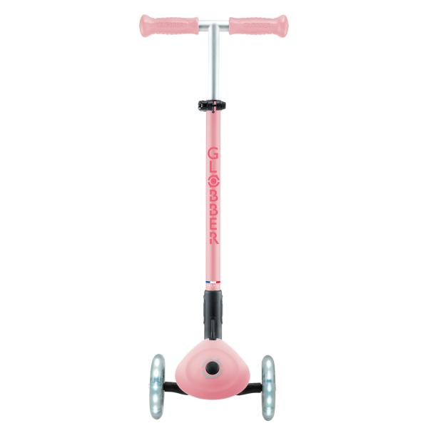 Globber dětská skládací koloběžka Elite Lights Pastel Pink (obrázek 3)