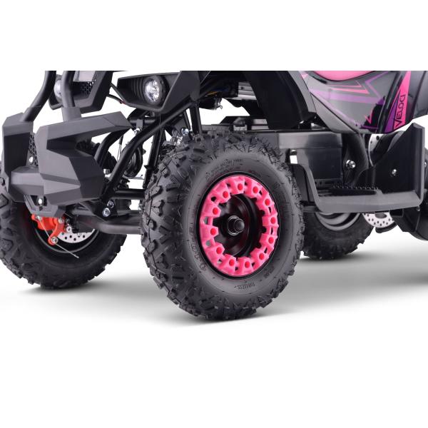 Elektrická čtyřkolka pro děti Beneo Motors Veloci růžová - 800W (obrázek 5)
