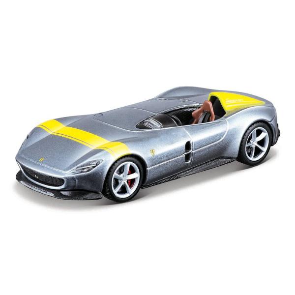 Maisto - Speed Icons - Ferrari Monza SP1, strieborno-žltá, 1:64