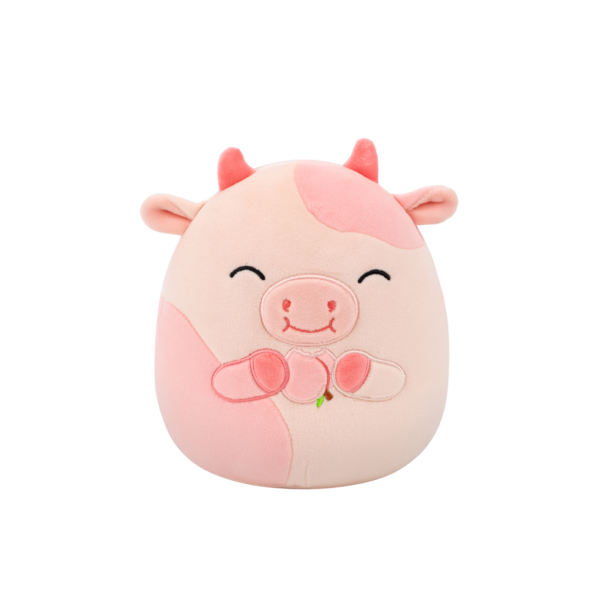 SQUISHMALLOWS Vaca de durazno - Lilaz, 13 cm