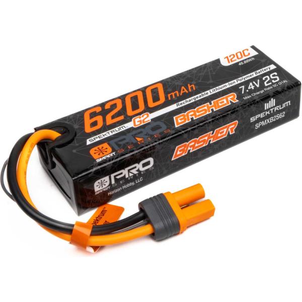 Spektrum Smart G2 Pre LiPo 7.4V 6200mAh 120C IC5