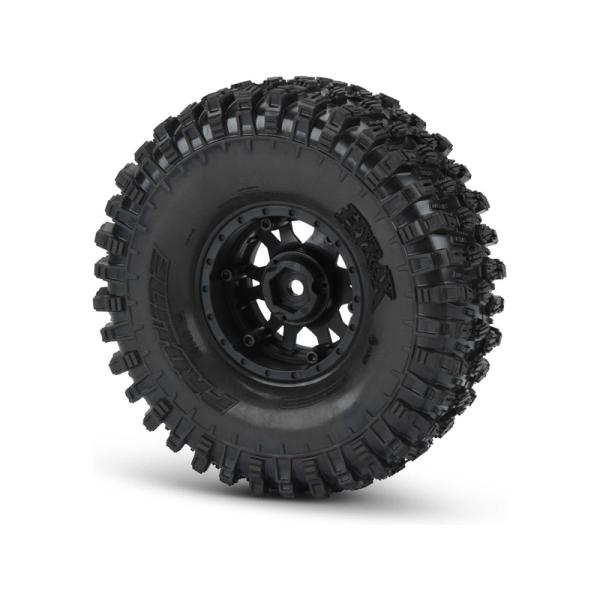 Pro-Line kolo 1.9", pneu Hyrax Predator, disk Impulse H12 černo-stříbrný (2) (obrázek 3)