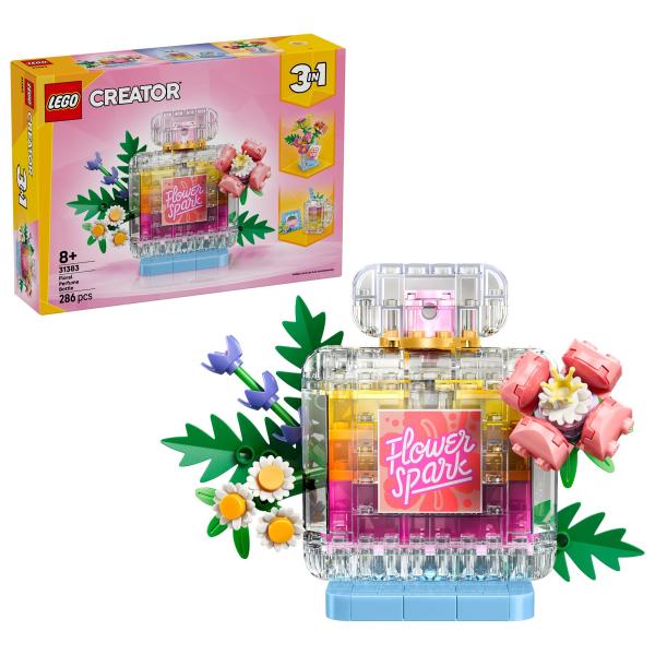 LEGO® Creator 3 v 1 31383 Flakón na parfém zdobený květinami