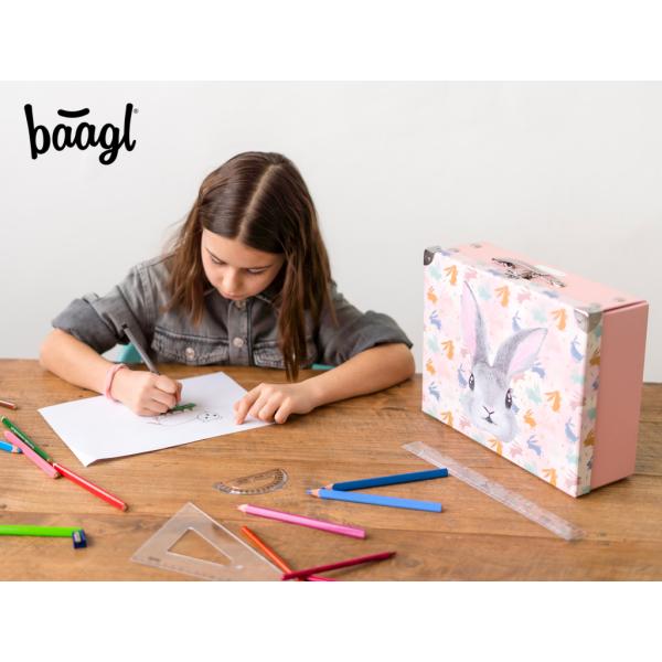 Skládací školský kufrík Bunny s kovaním (obrázek 5)