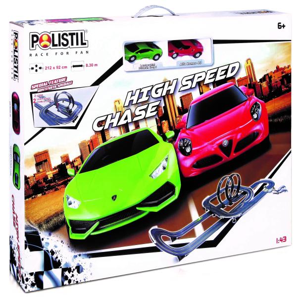 Polistil Autodráha High Speed Chase Track Set