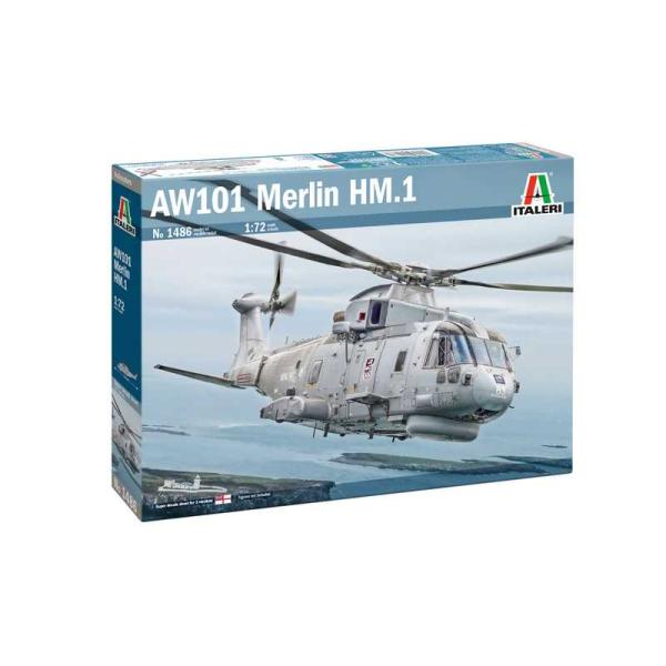 Model Kit vrtulník 1486 - AW-101 Merlin HM.1 (1:72)