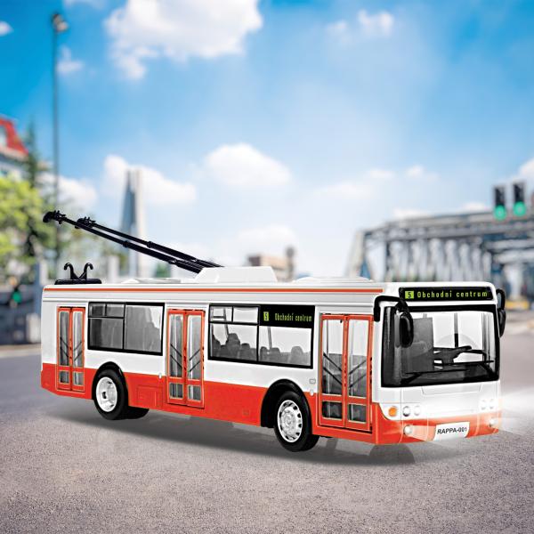 Trolejbus, který hlásí zastávky česky, 28 cm (obrázek 6)