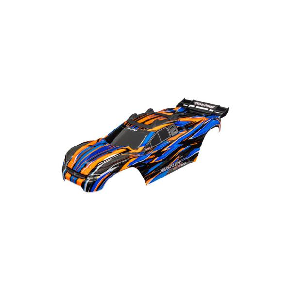 Traxxas karosérie Rustler 4X4 VXL oranžová (bezsponková)