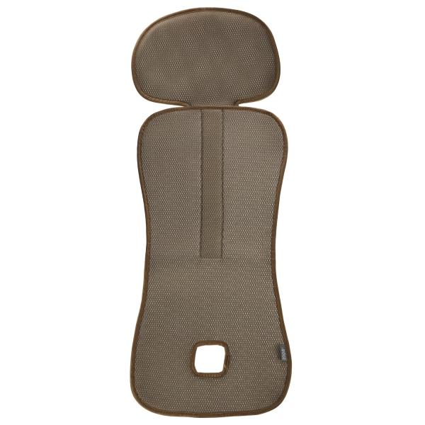 Prodyšná podložka do autosedačky Breeze sk. 2/3, Toffee Brown