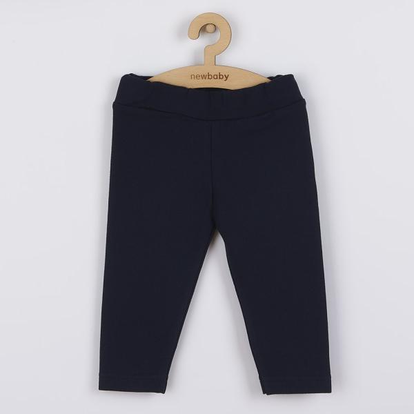 Kojenecké bavlněné legíny New Baby Leggings tmavě modré 68