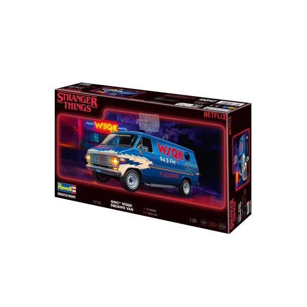 Plastic ModelKit STRANGER THINGS auto 07732 - GMC® WSQK Squawk Van (1:25) (obrázek 11)