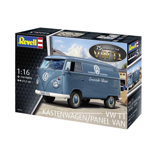 Plastic ModelKit auto 07742 – VW T1 Panel Van – 75 let VW T1 (1:16)