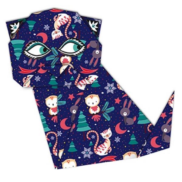 Janod Atelier Origami papírové skládačky Zvířátka Mini 8+