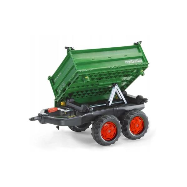 Rollytoys Vlečka se šnekovým vyklápěním do 3 stran 2osá - zelená (obrázek 3)