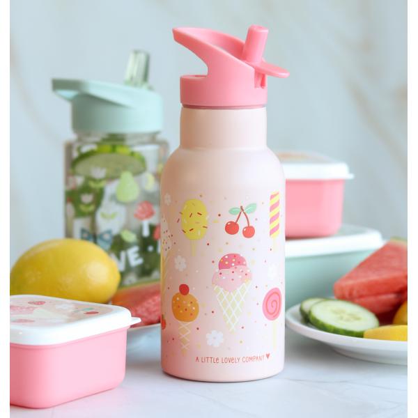 A Little Lovely Company - nerezová láhev na pití, 350 ml - zmrzlina (obrázek 9)