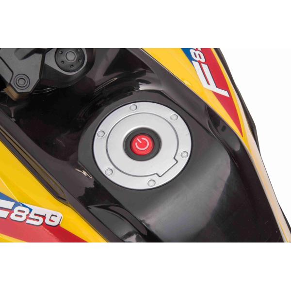 Elektrická Motorka BMW F850 GS, Licencované, 12V baterie, EVA měkká kola, 2 x 35W motor, (obrázek 10)