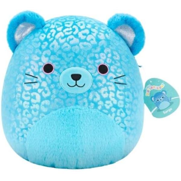 Squishmallows Modrý jaguár – Sarge, 30 cm