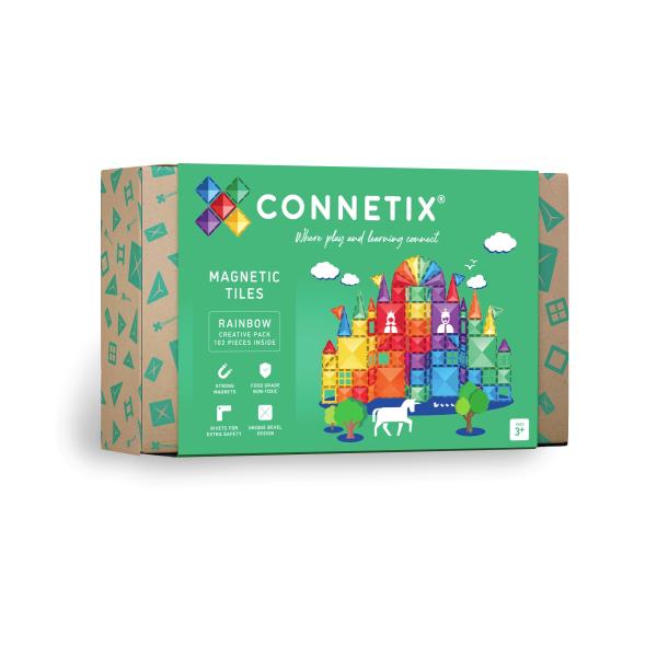 CONNETIX® Rainbow Creative Pack magnetická stavebnica 102 ks