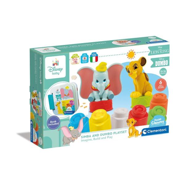 Clemmy baby – Disney set s knížkou a kostkami