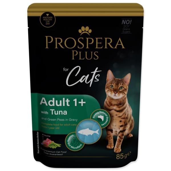 Kapsička Prospera Plus Adult 1+, Tuňák, Hrášek 85g