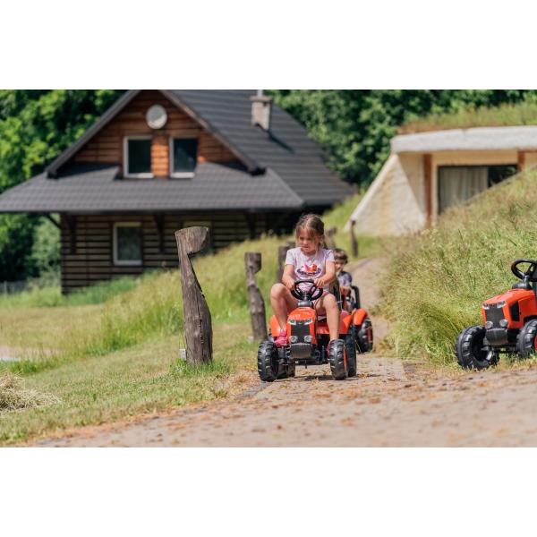 Falk Šlapací traktor 2060AB Kubota M6 s vlečkou (obrázek 6)