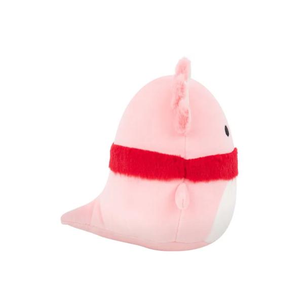 Squishmallows Růžový axolotl se šálou Archie, 30 cm