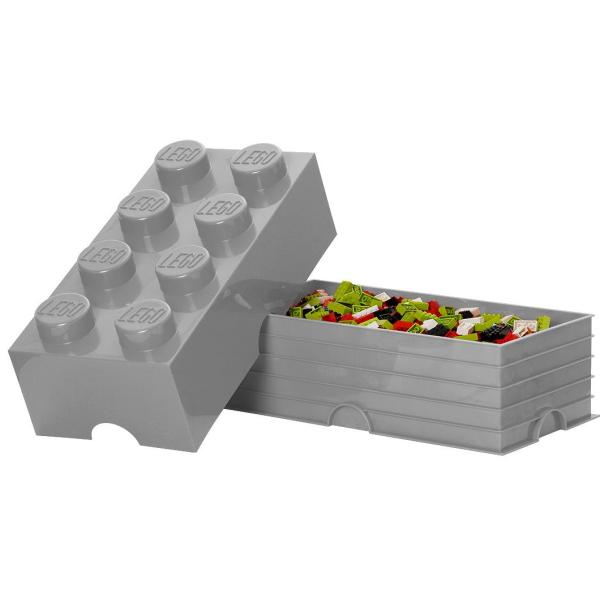 LEGO® úložný box 8 – šedá 250 x 500 x 180 mm