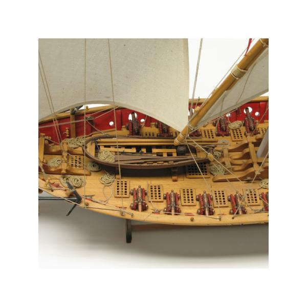 AMATI Sciabecco pirátská loď 1753 1:60 kit (obrázek 11)